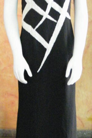 black dress with beading