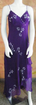 Purple-Sequin-Evening-Dress